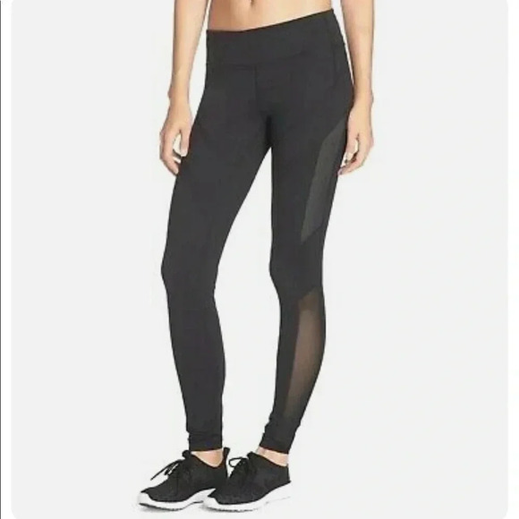 Zella Pants - Zella mesh side yoga running pants